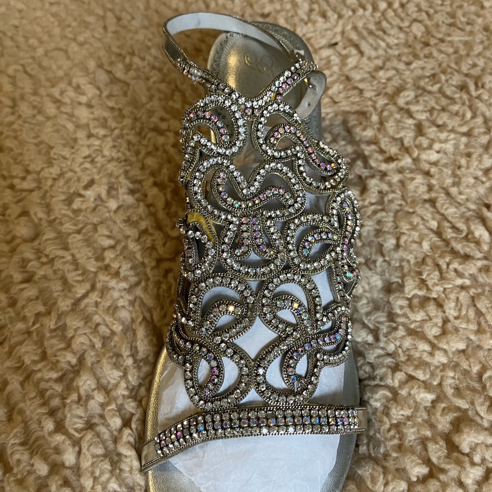 Heels. Size 8.5. Silver